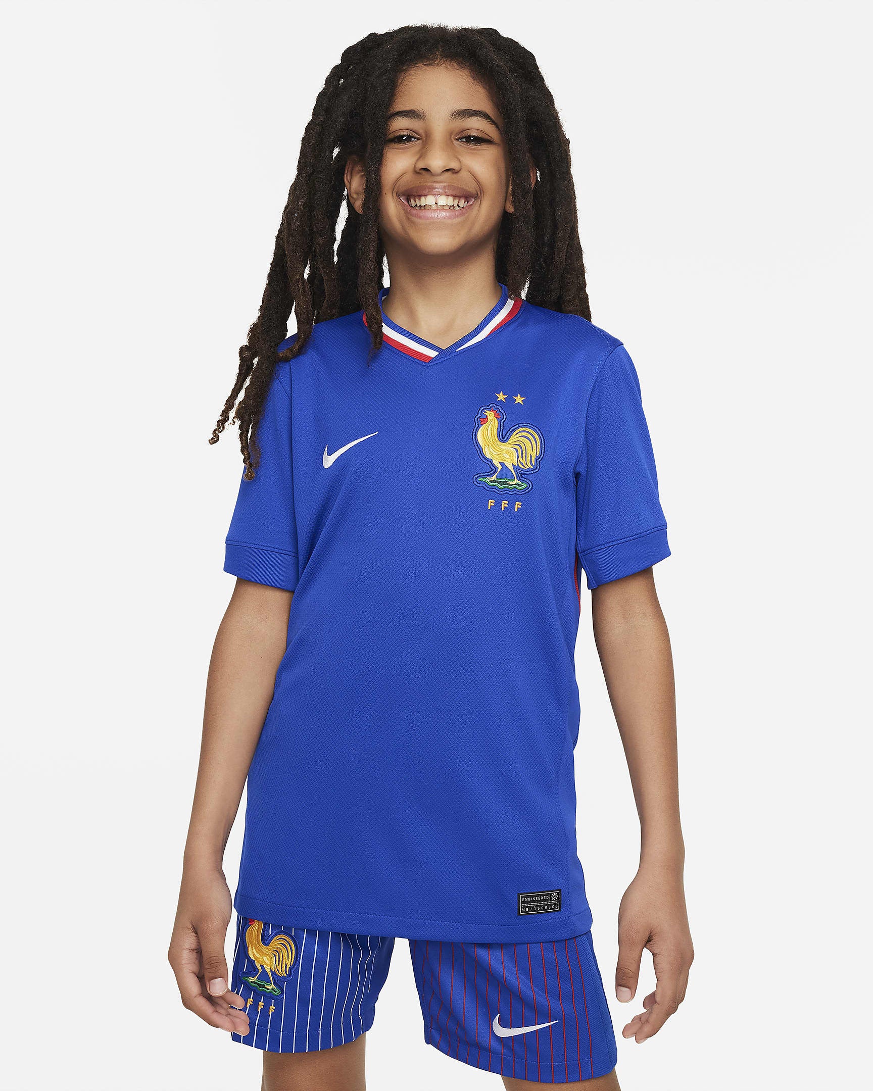 Nike FFF Frankreich Trikot Stadium Home Junior 2024/25