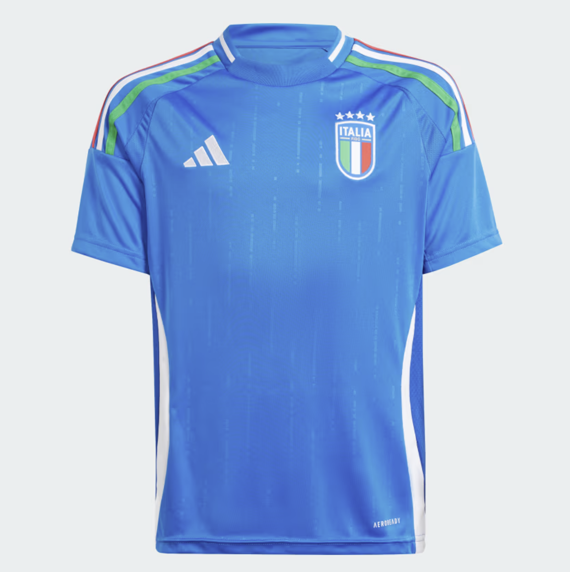Adidas FIGC Italien Trikot Home Junior 2024, blau