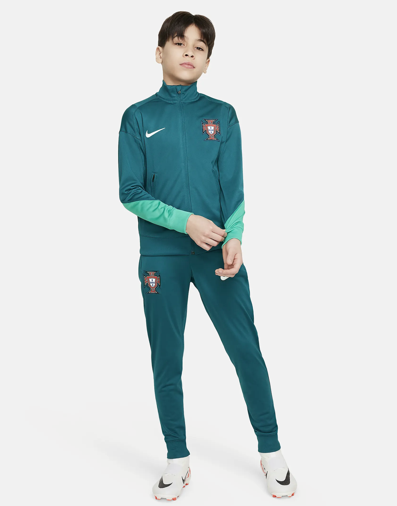 Nike FPF Portugal Dri-FIT Fussball-Trainingsanzug Junior 2024/25