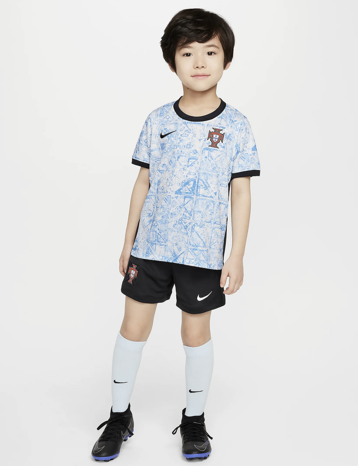Nike FPF Portugal Stadium Away Fussballtrikot-Set Mini 2024