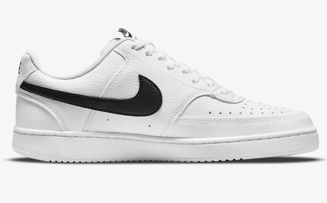 Nike Court Vision Low Next Nature Damen Freizeitschuh, weiss/schwarz
