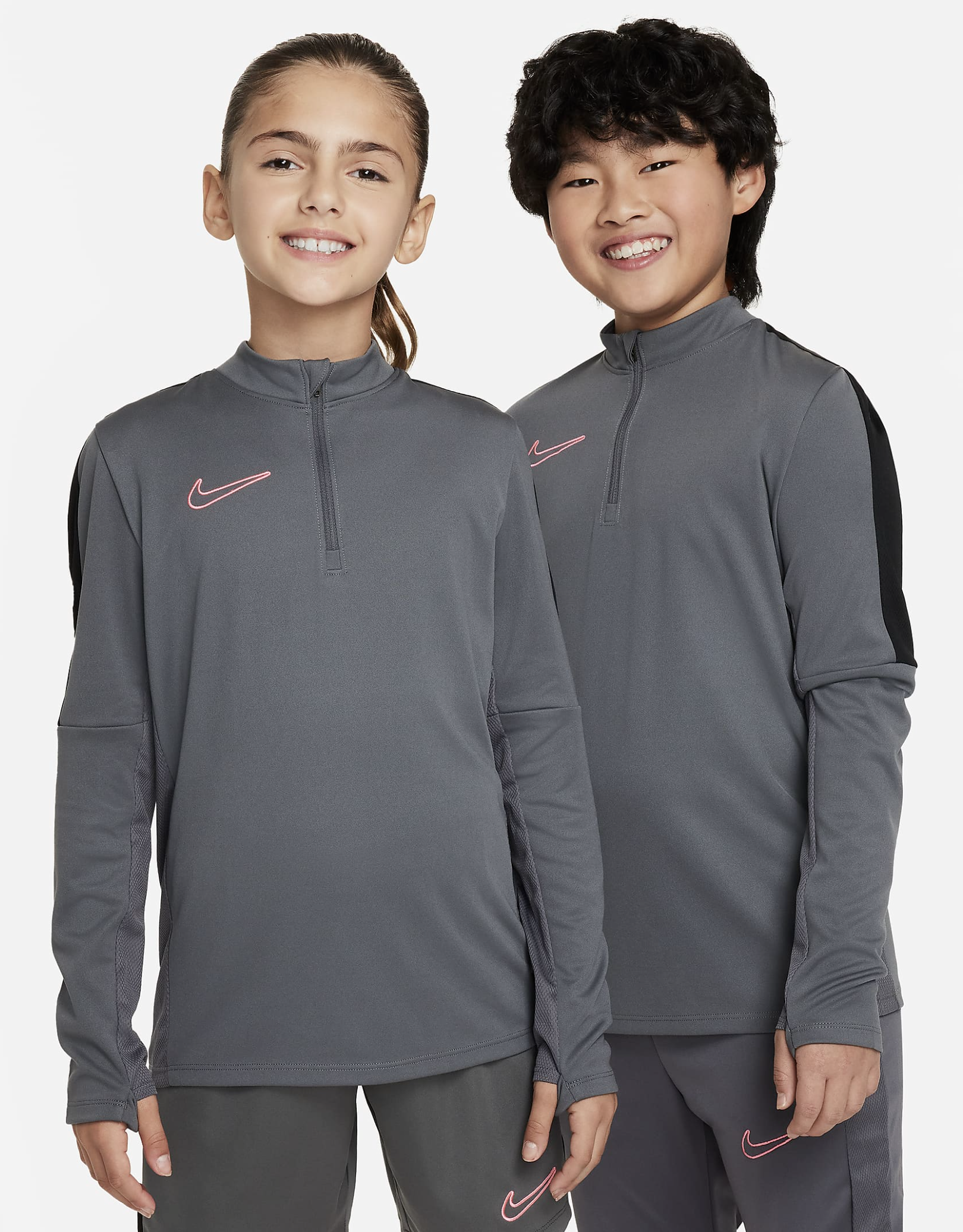 Nike Dri-FIT Academy23 Fussball-Trainingsoberteil Kinder, grau