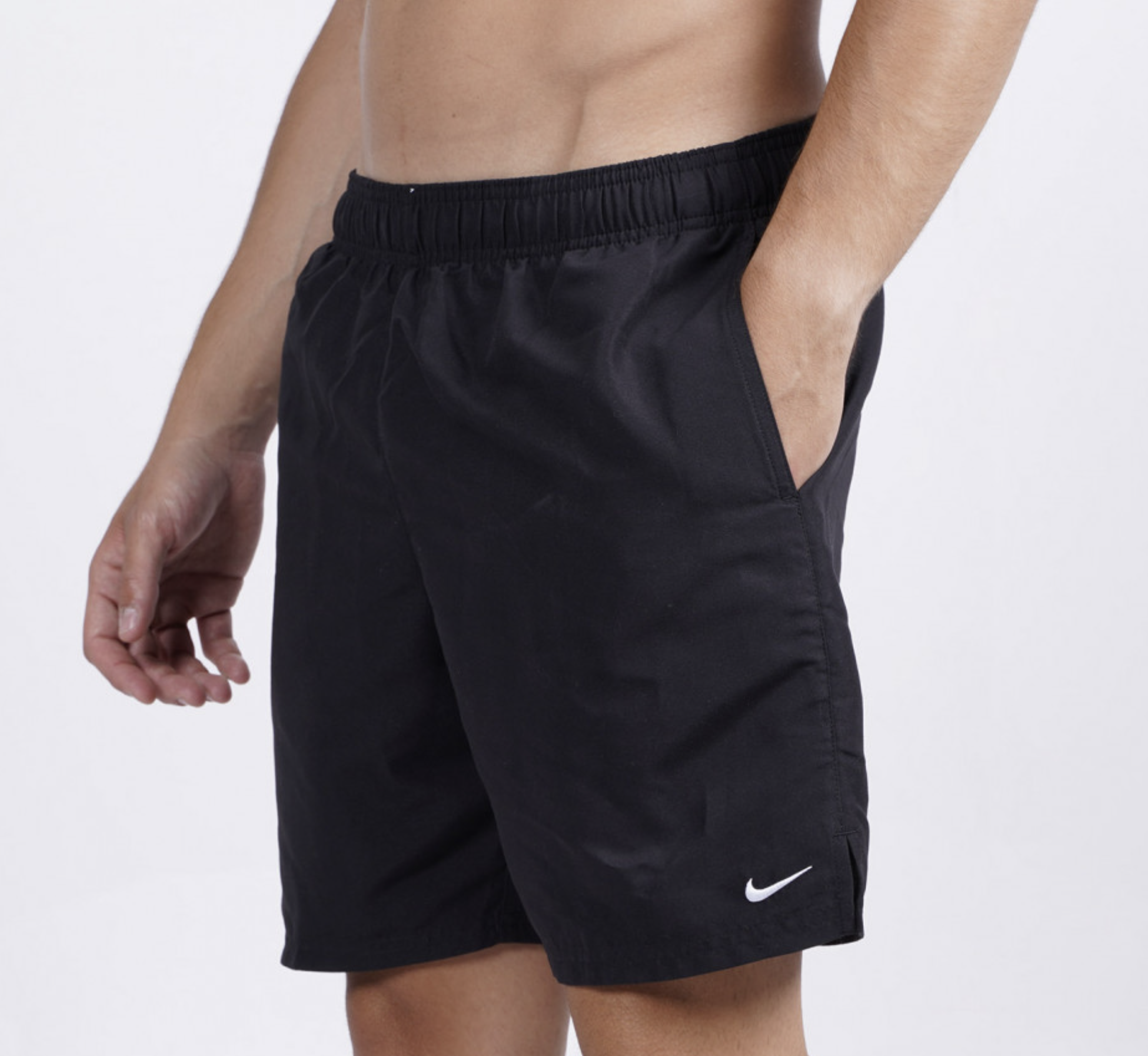 Nike Essential 7" VolleyShorts Badehose Herren, schwarz