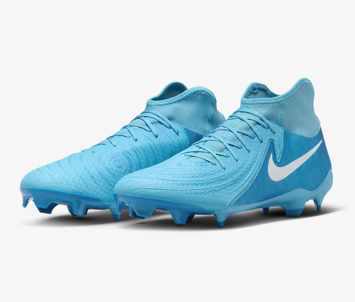 Nike Phantom Luna II Academy MG High-Top Fussballschuh, blau