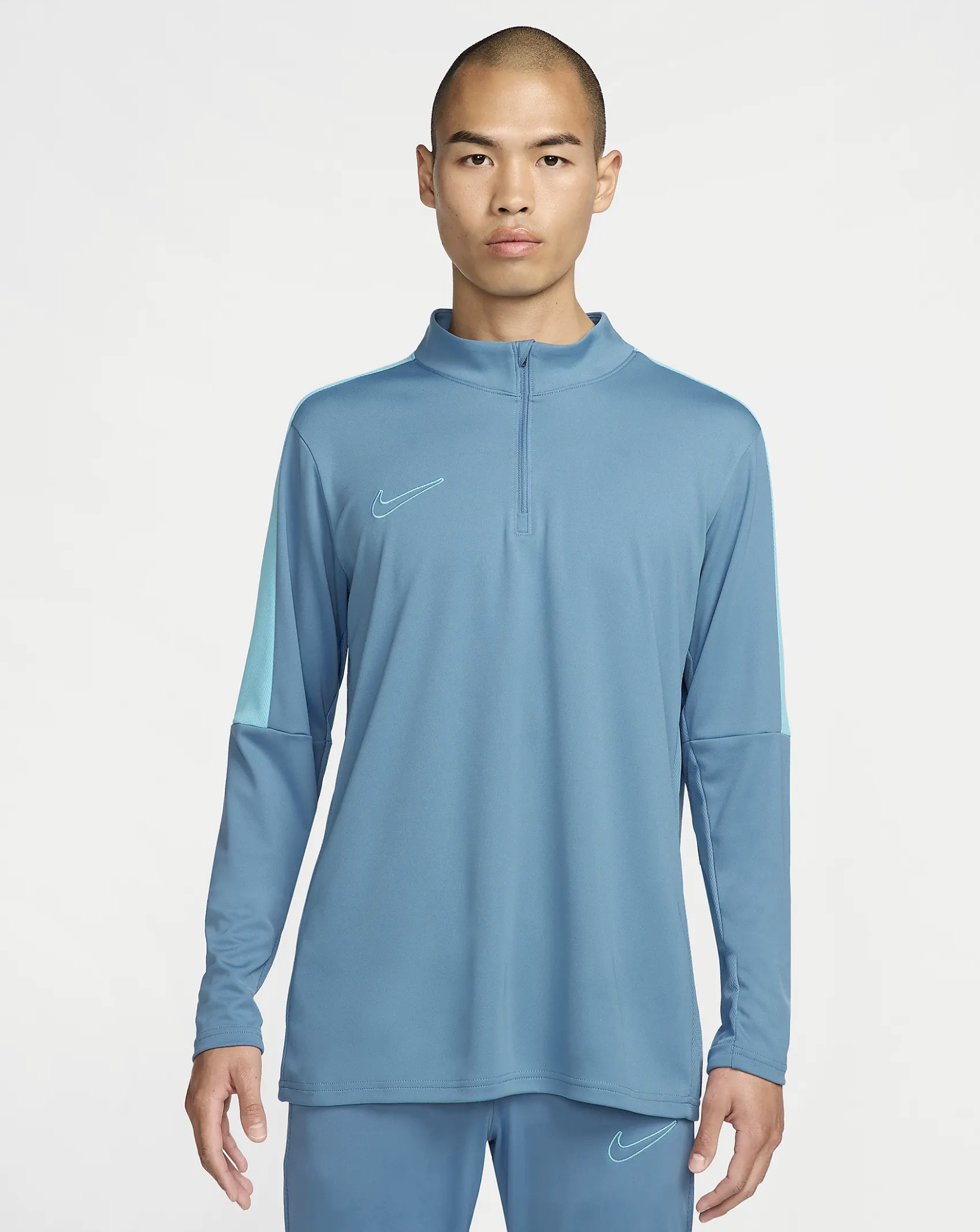 Nike Dri-FIT Academy Fussballoberteil mit Halbreissverschluss, aegean