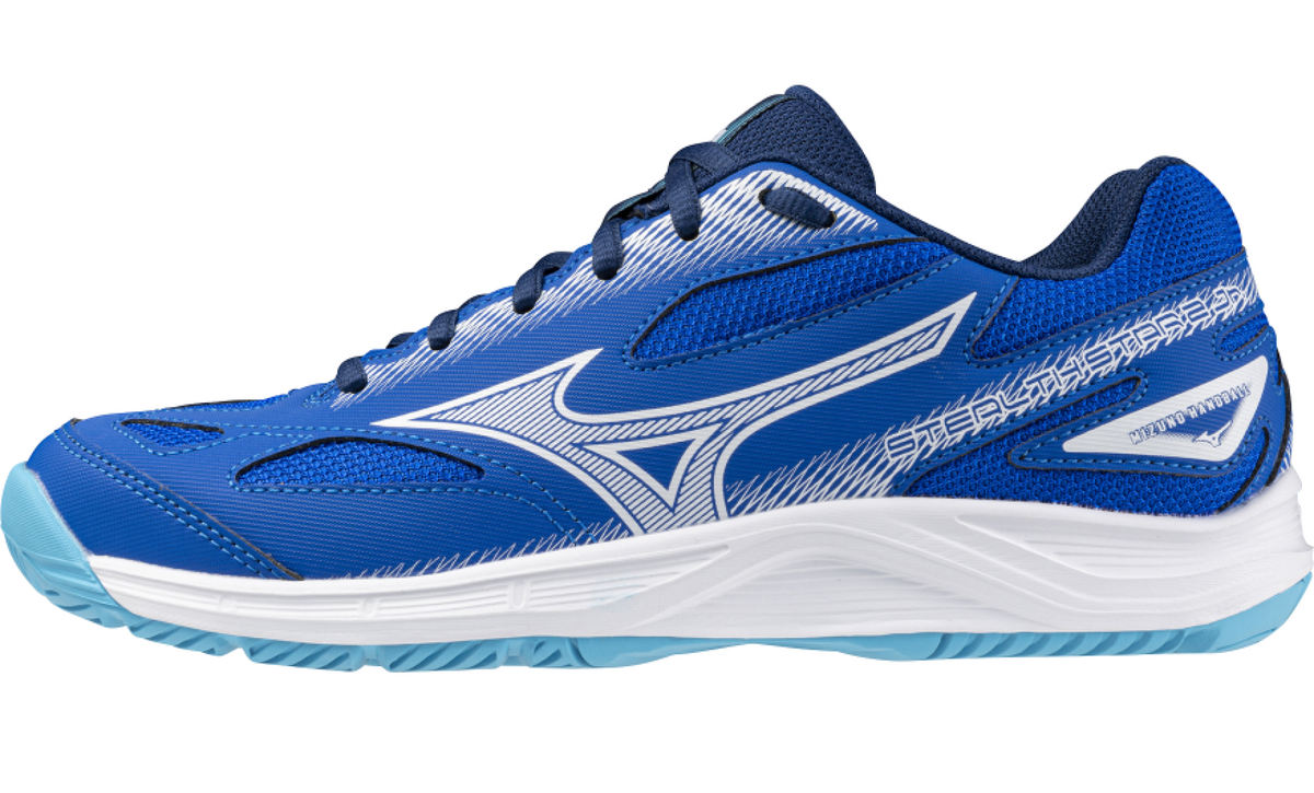 Mizuno Stealth Star 2 Junior Hallenschuh, blau