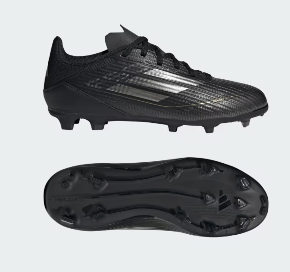 Adidas F50 League FG/MG Junior Fussballschuh, schwarz