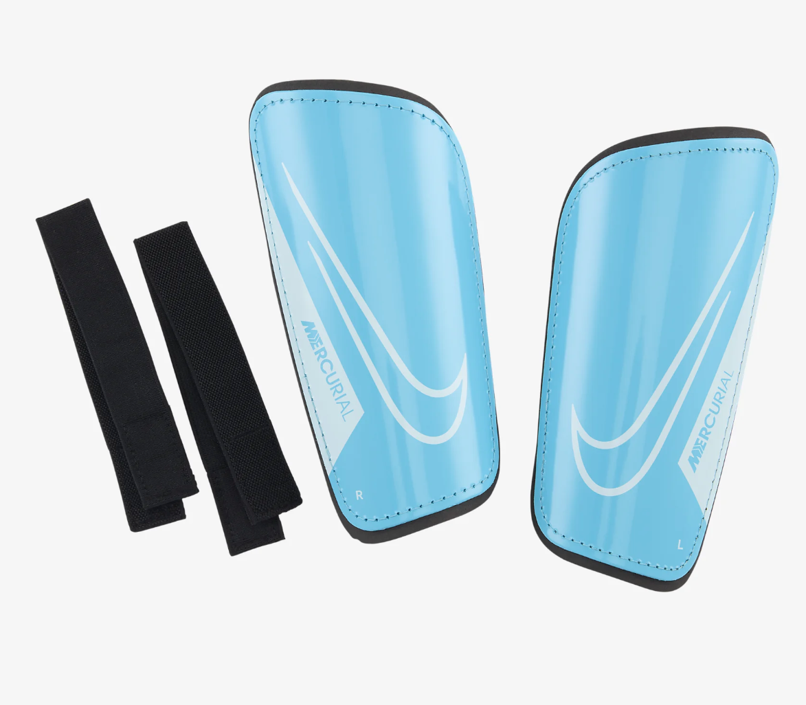 Nike Mercurial Hardshell Schienbeinschoner, blau