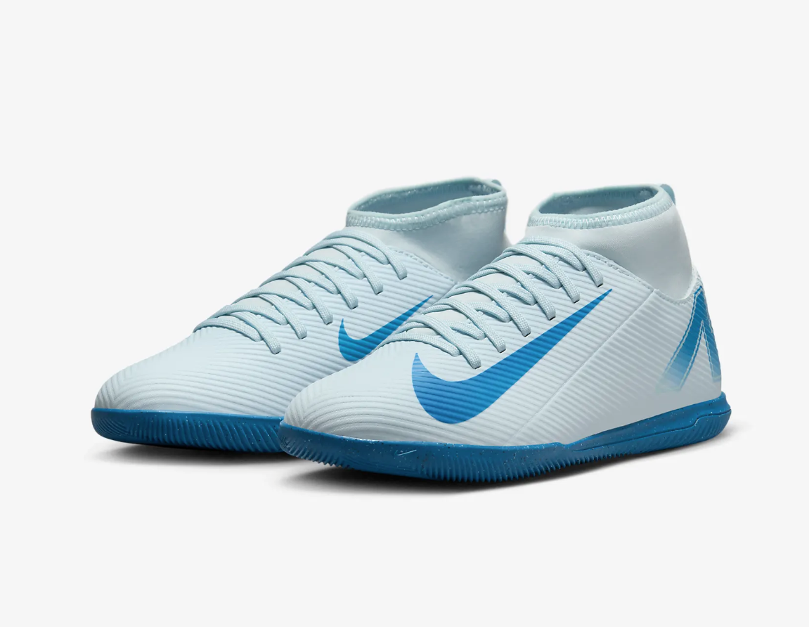 Nike Mercurial Superfly 10 Club IC Junior Fussballhallenschuh, blau