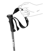Leki QNTM Skistock, anthracite/grün
