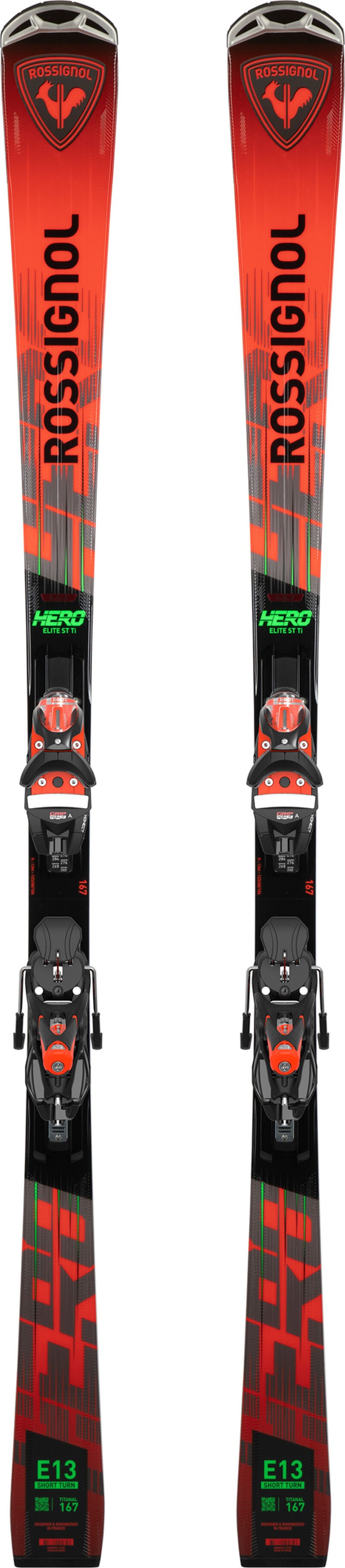 Rossignol Hero Elite ST TI Konect Ski, inklusiv Bindung NX 12 Konect GW B80 Swiss