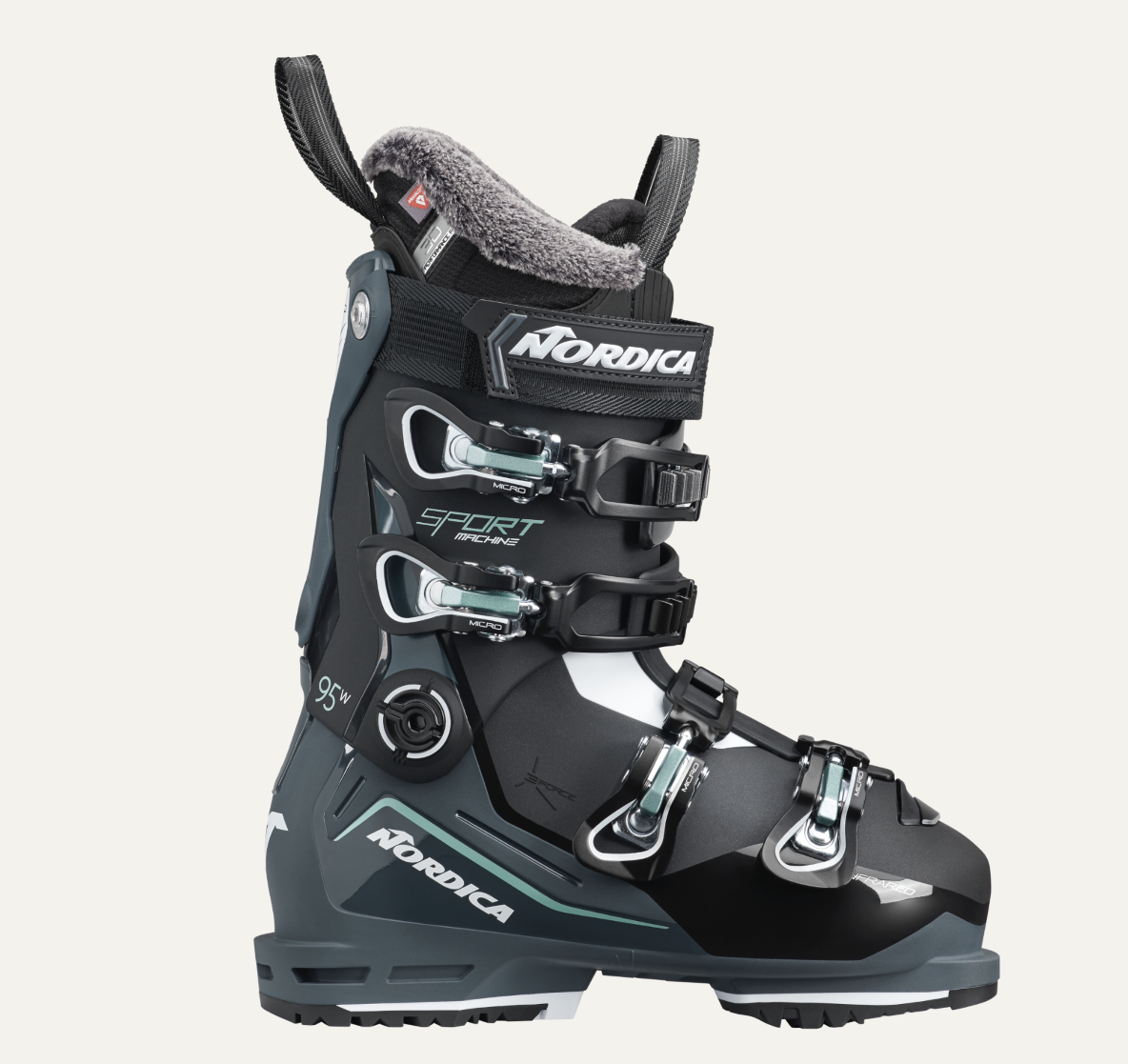 Nordica Sportmachine 3 95 W (GW) Skischuh Damen, schwarz/grün/weiss