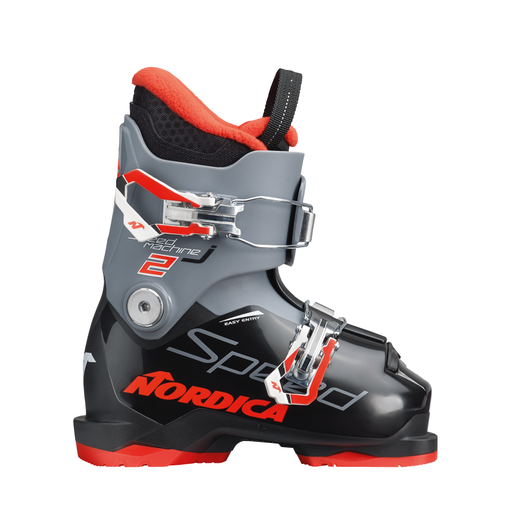 Nordica Speedmachine J2 Junior Skischuh, schwarz/rot