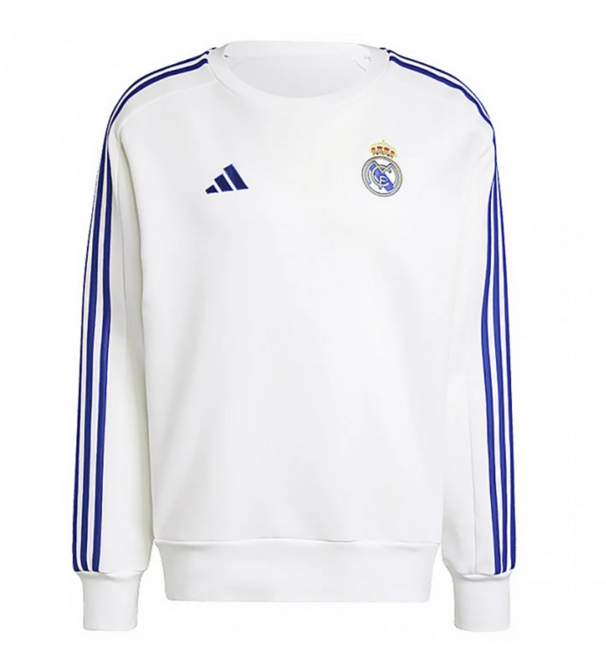 Adidas Real Madrid DNA Sweatshirt/Pullover, weiss