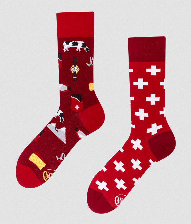 Many Morning Socken "Swiss Journey"