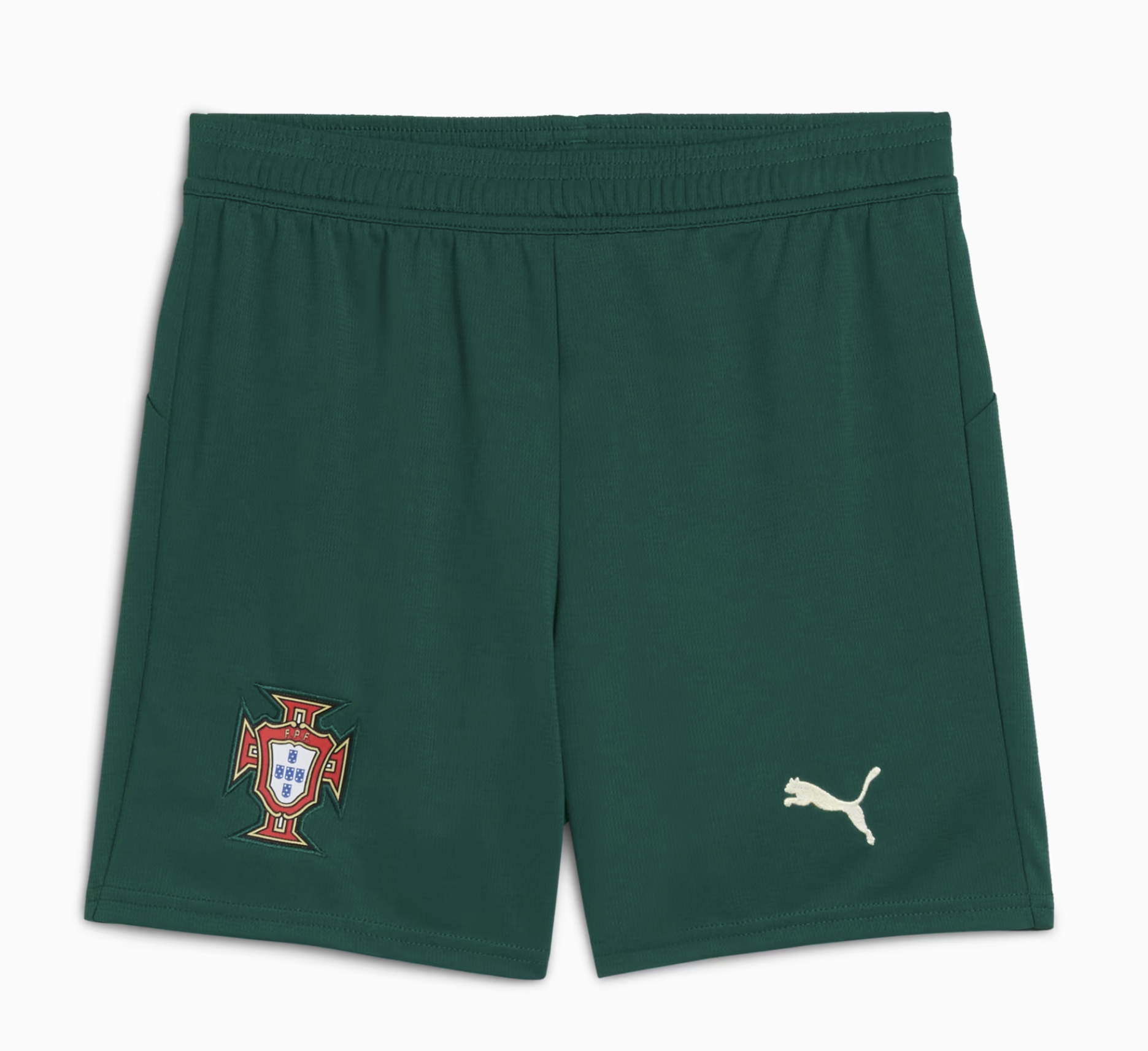 Puma FPF Portugal Shorts Home Junior 2025, grün