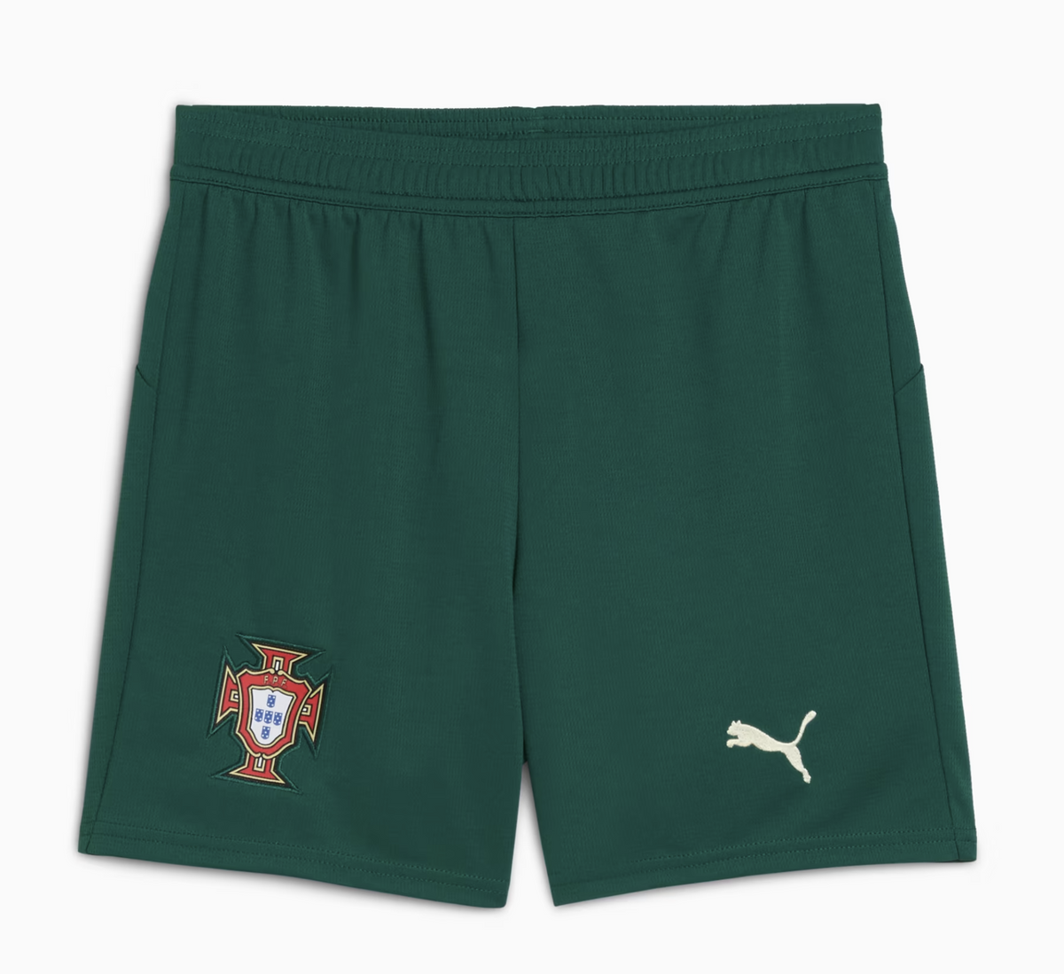 Puma FPF Portugal Shorts Home Junior 2025, grün