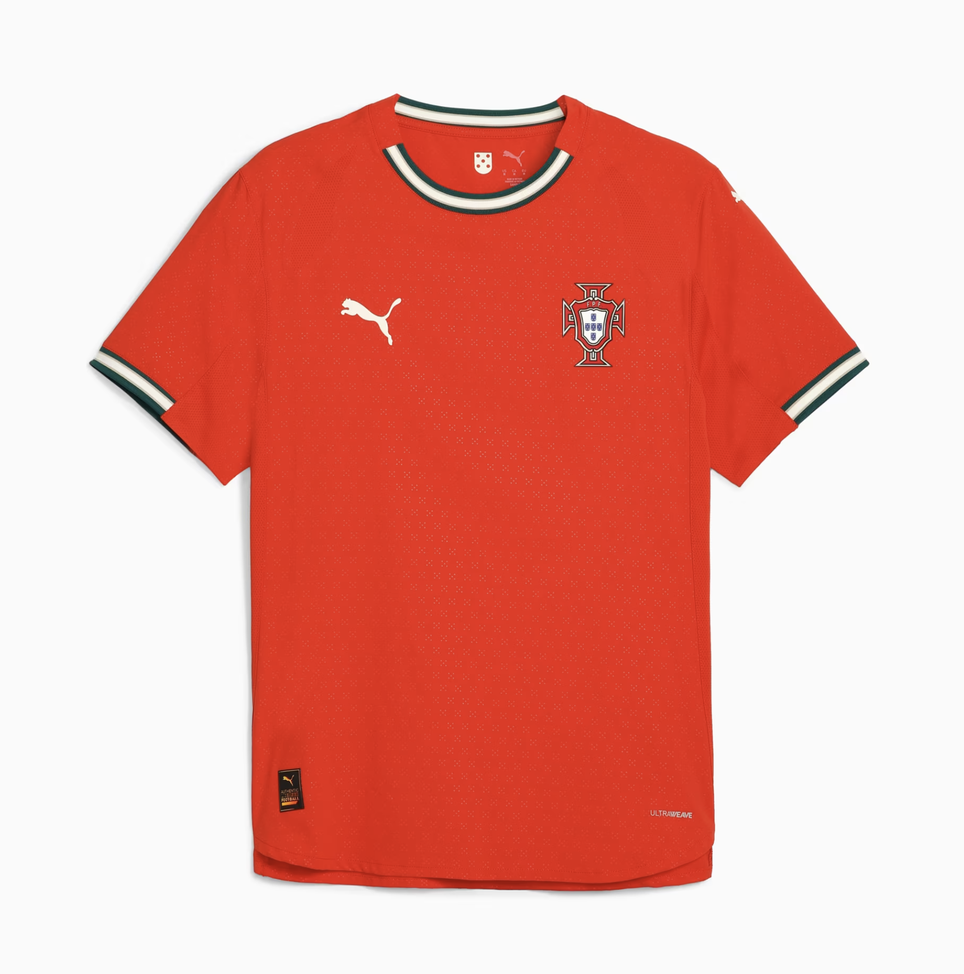 Puma FPF Portugal Trikot AUTHENTIC Home 2025, rot