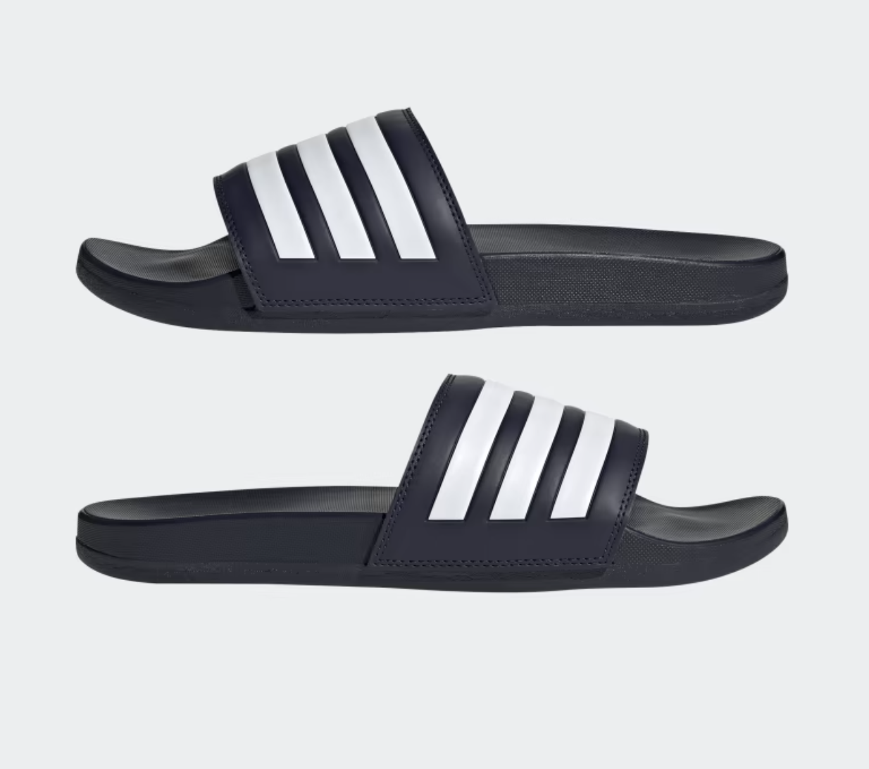 Adidas Adiletten Comfort, dunkelblau/weiss