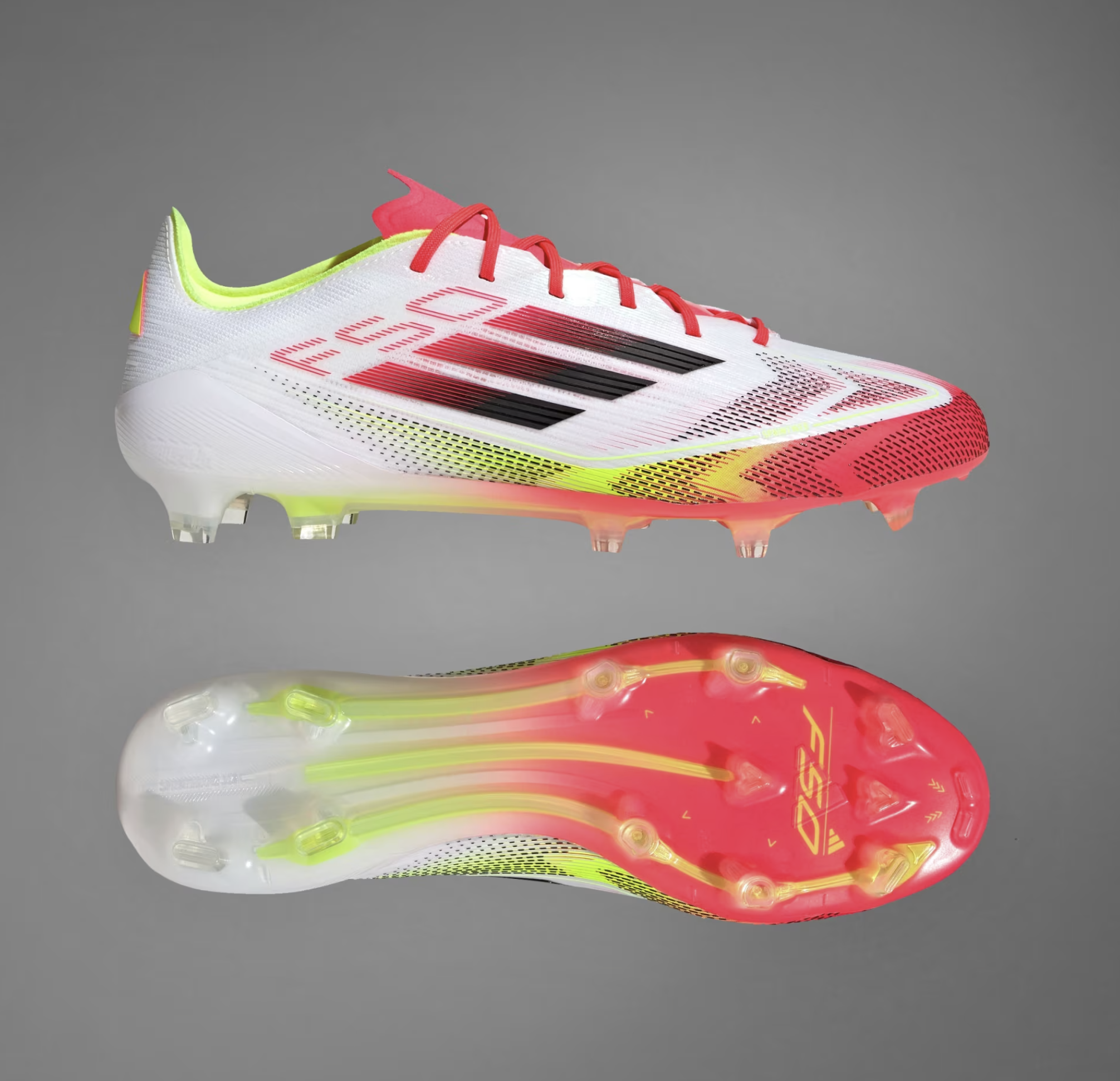 Adidas F50 League FG/MG Fussballschuh, weiss/solar
