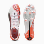 Puma Ultra 5 Ultimate FG Fussballschuh, weiss/rot