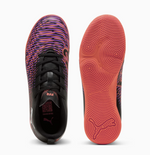 Puma Future 8 Play IT Futsalschuhe Junior Fussballhallenschuh, schwarz/rot