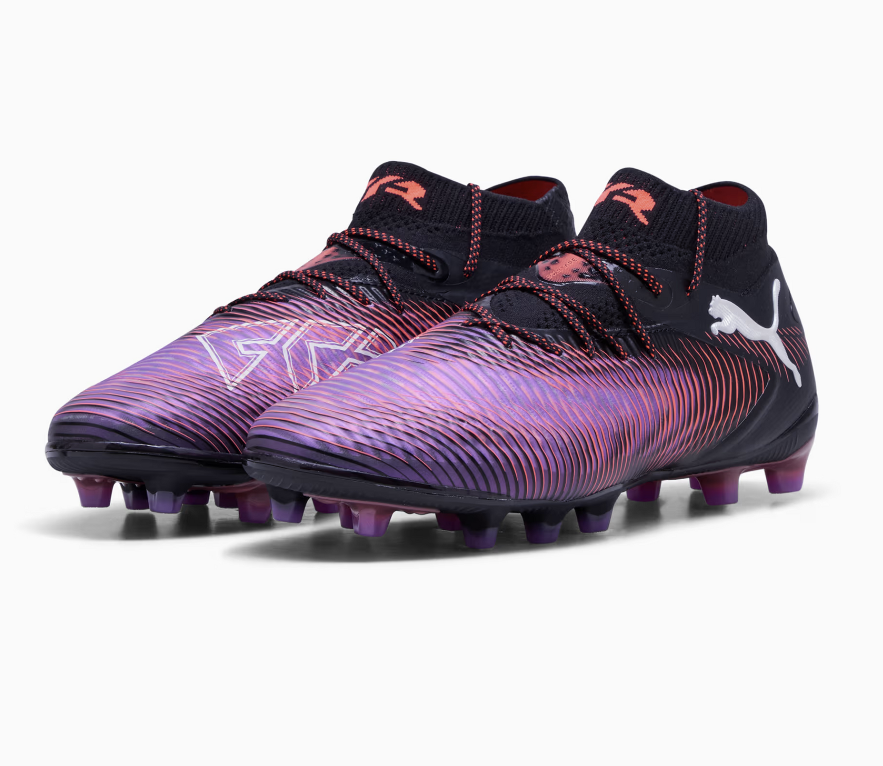 Puma Future 8 Ultimate AG Fussballschuh, schwarz/rot