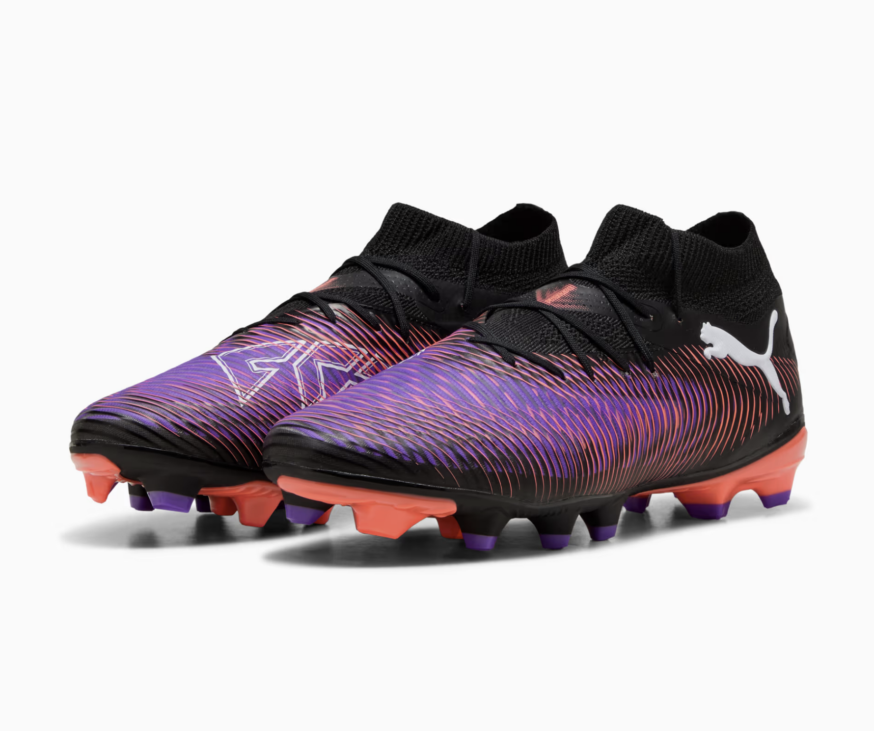 Puma Future 8 Pro FG/AG Fussballschuh, schwarz/rot