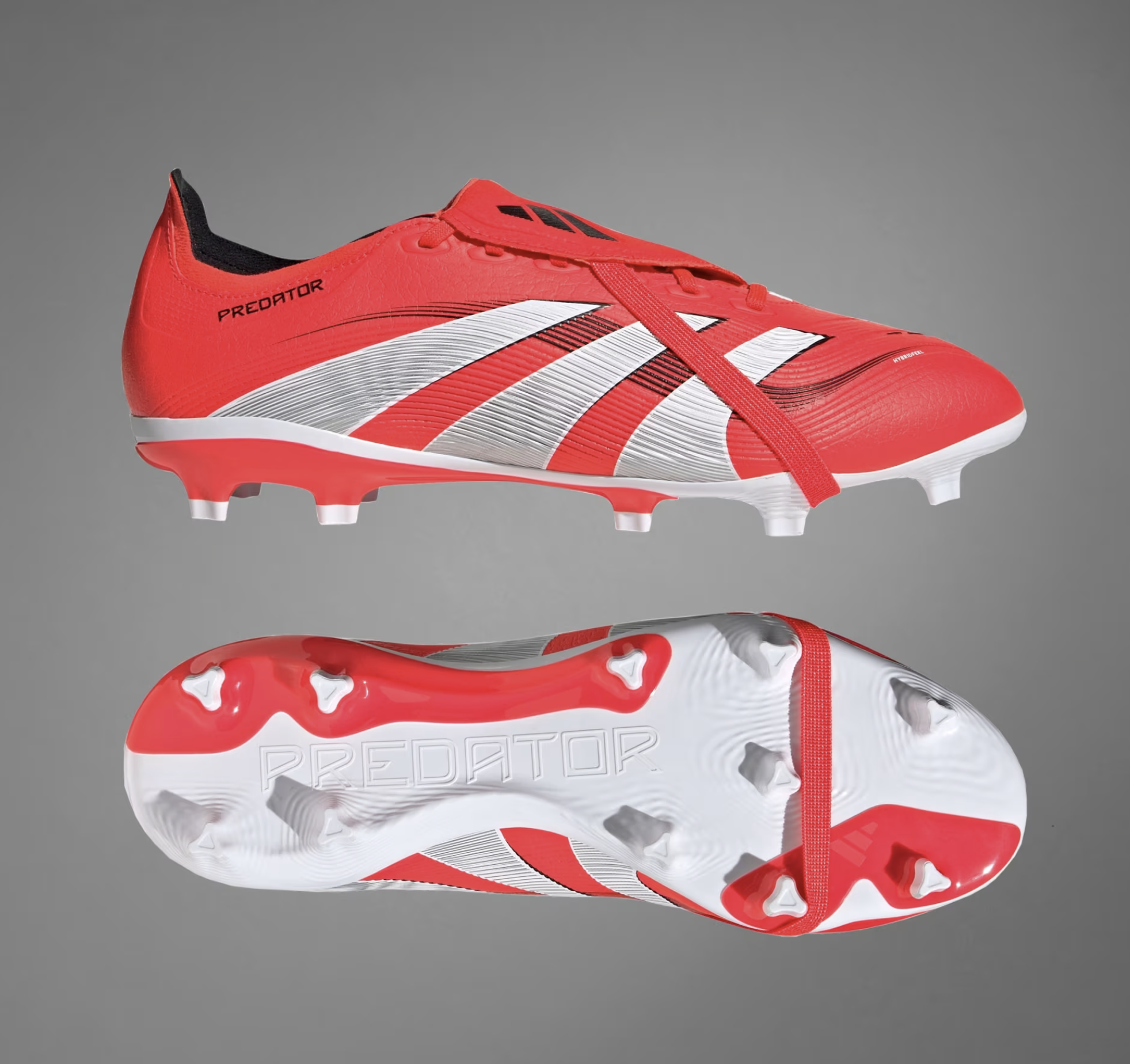 Adidas Predator League FT FG/MG Fussballschuhe, rot/weiss