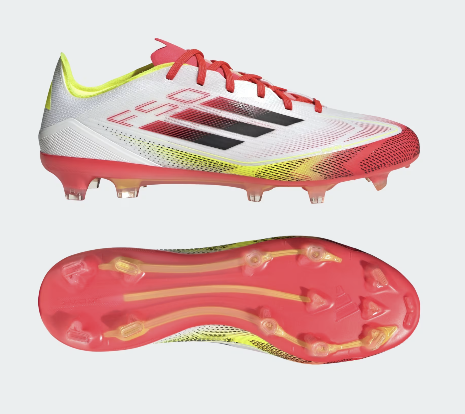 Adidas F50 Pro FG Fussballschuh, weiss/solar