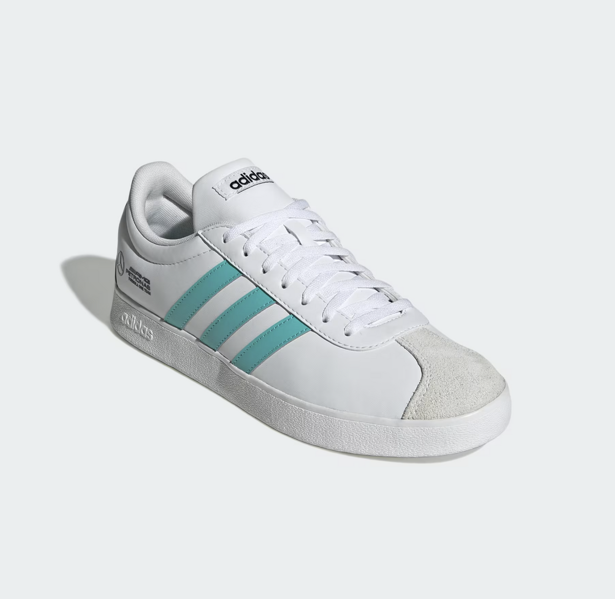 Adidas Mercedes - AMG Petronas Formula One Court Base Herren Freizeitschuh, weiss/mint