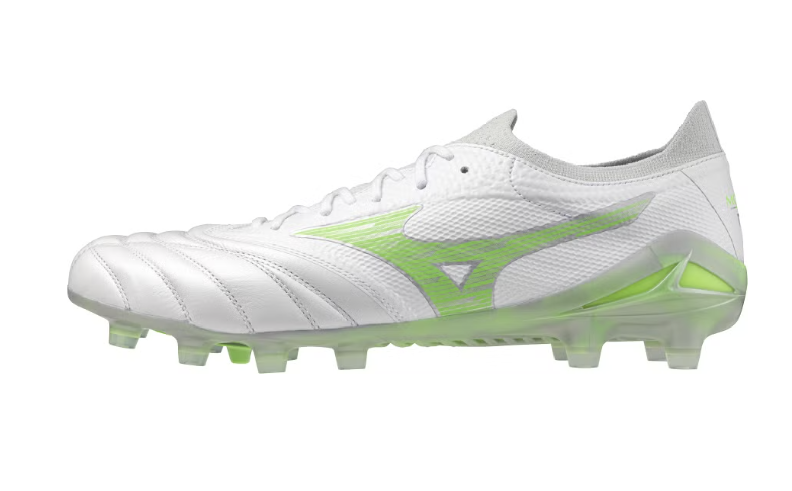 Mizuno Morelia Neo IV ß Elite FG Fussballschuh, weiss/grün