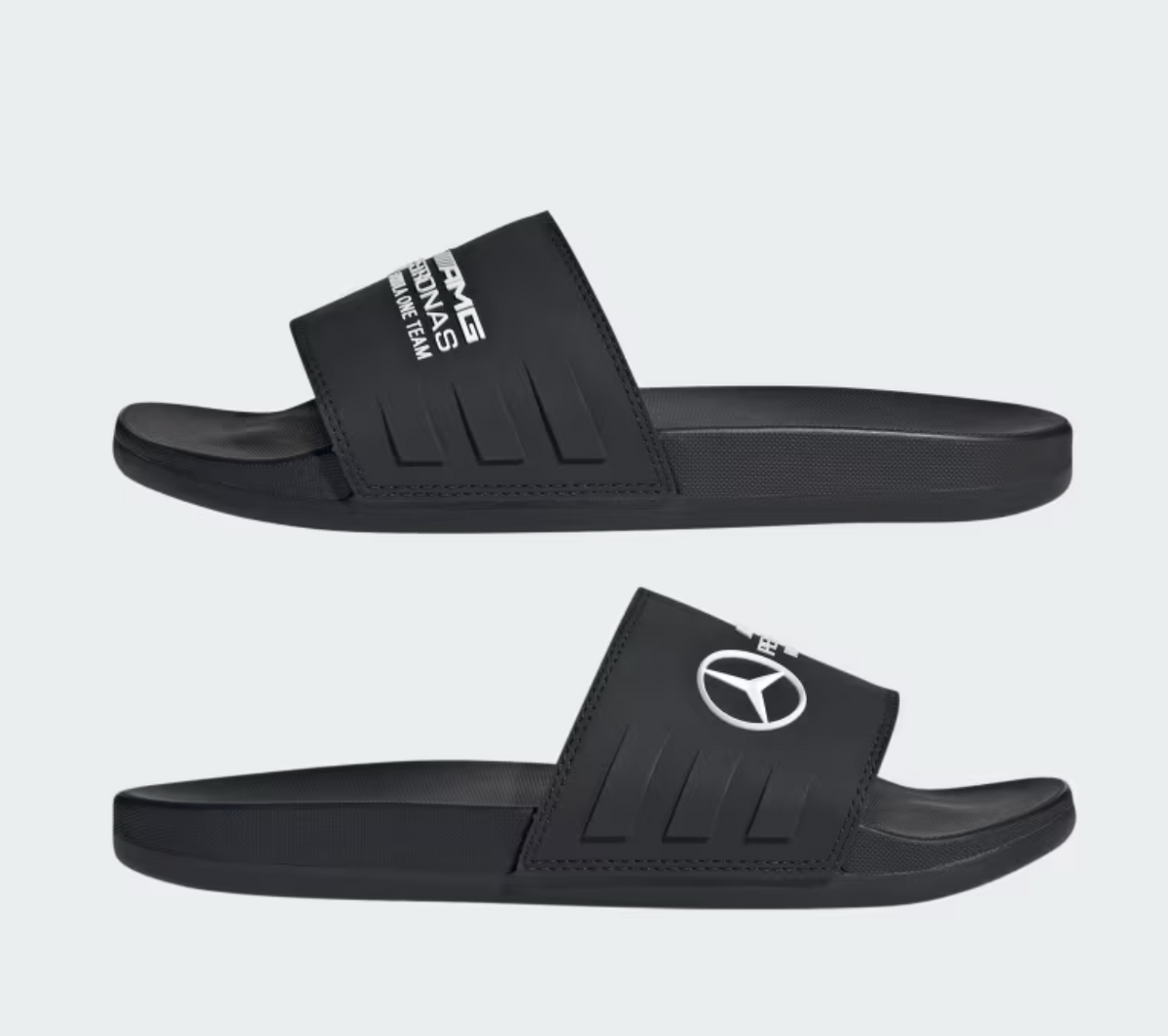 Adidas Adiletten Comfort Mercedes AMG Petronas, schwarz