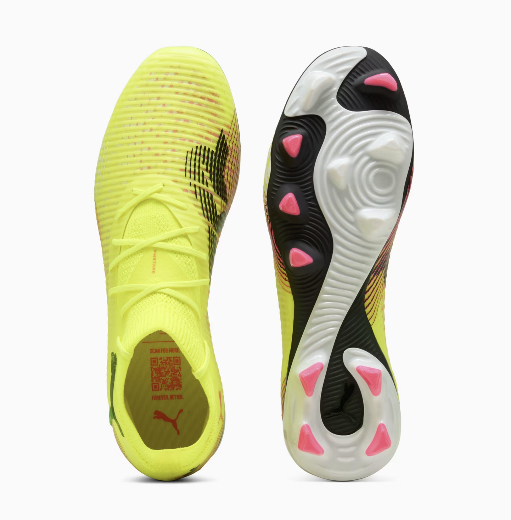 Puma Future 8 Pro FG/AG Fussballschuh, gelb/schwarz