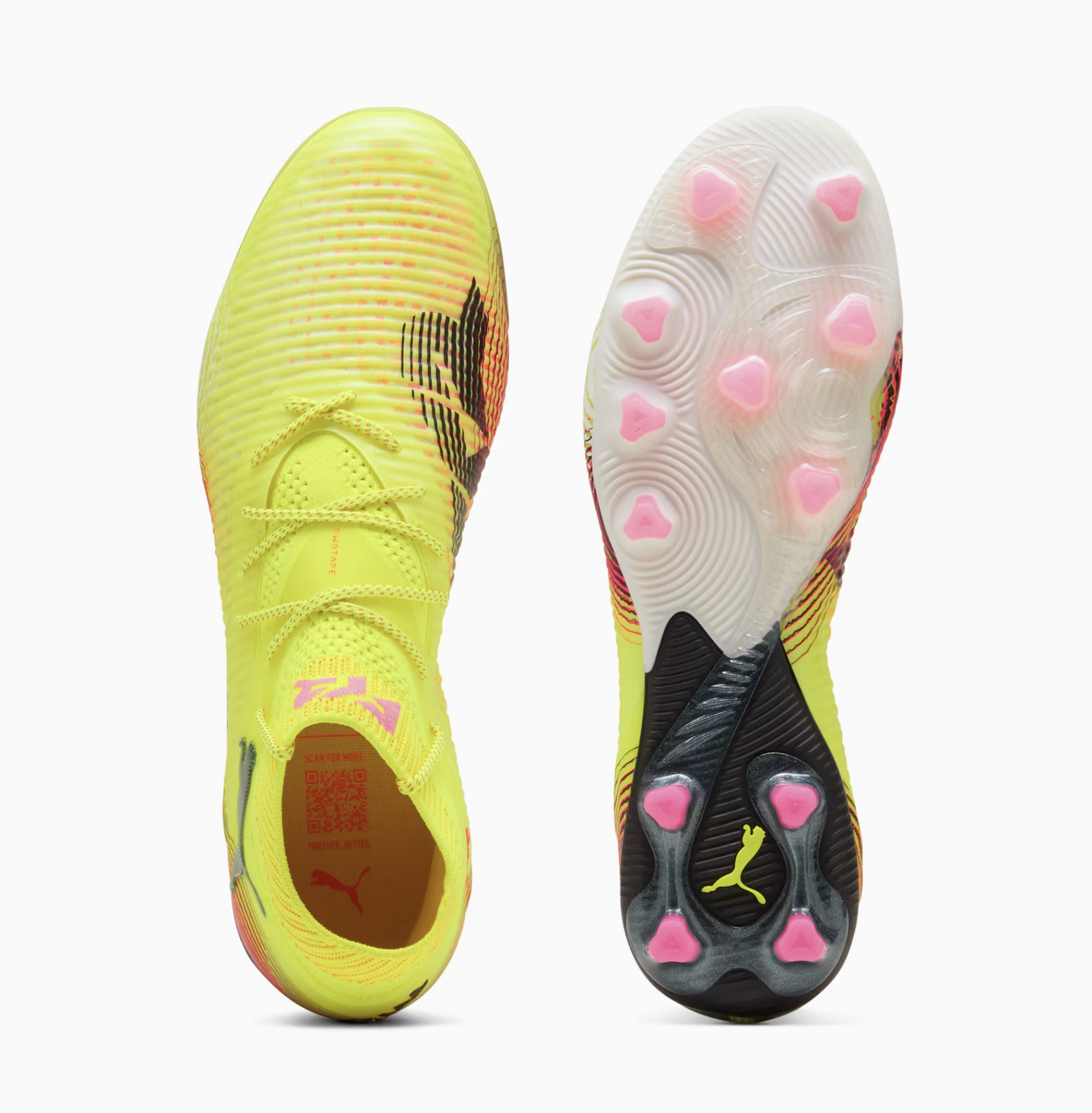 Puma Future 8 Ultimate AG Fussballschuh, gelb/schwarz
