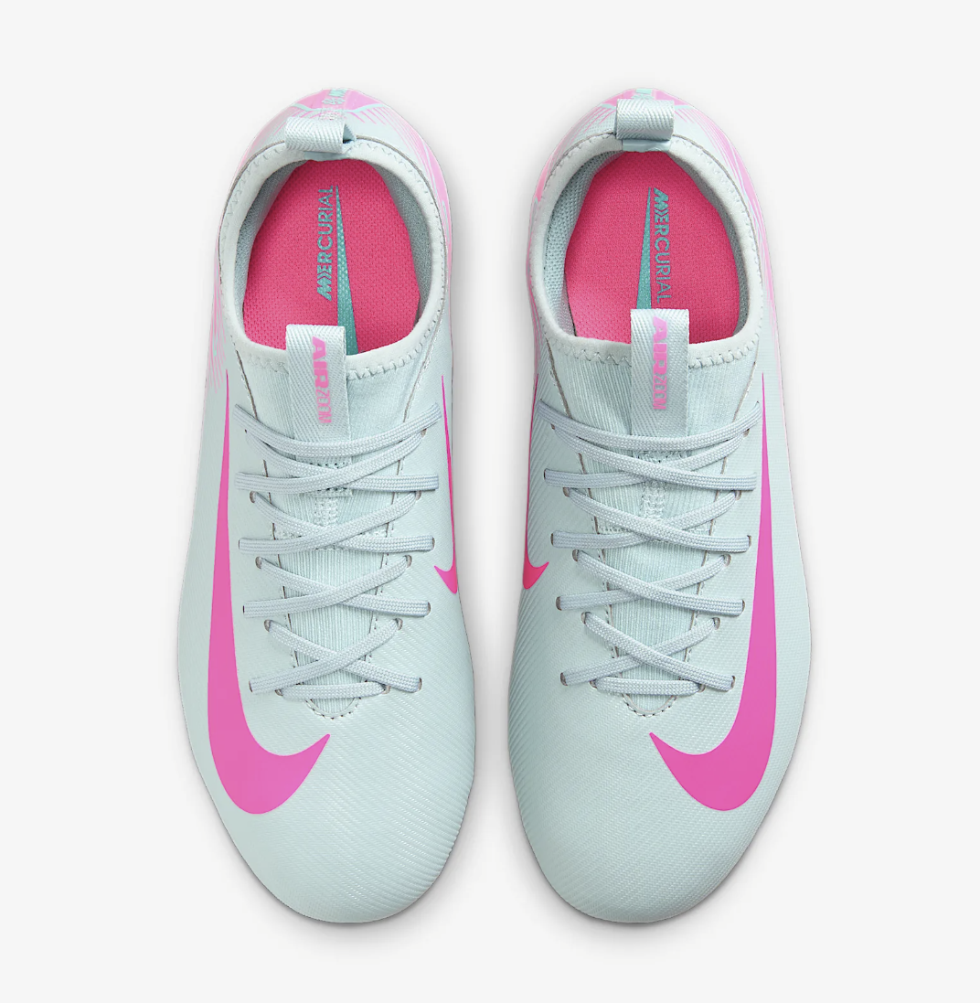 Nike Mercurial Zoom Vapor 16 Academy FG/MG Junior Fussballschuh, oceancube/pinkblast