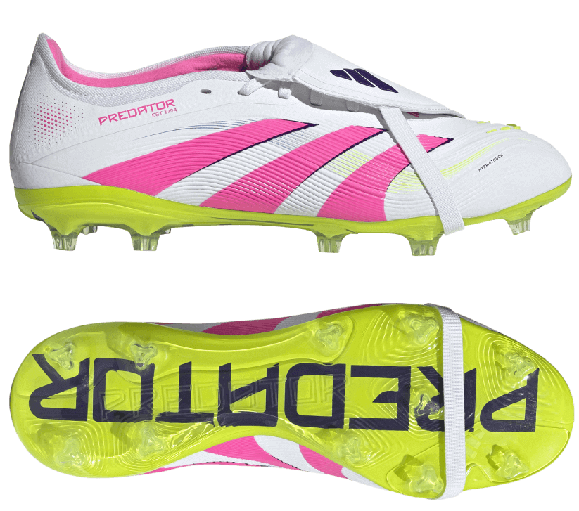Adidas Predator Pro FT FG Fussballschuhe, weiss/pink/lemon
