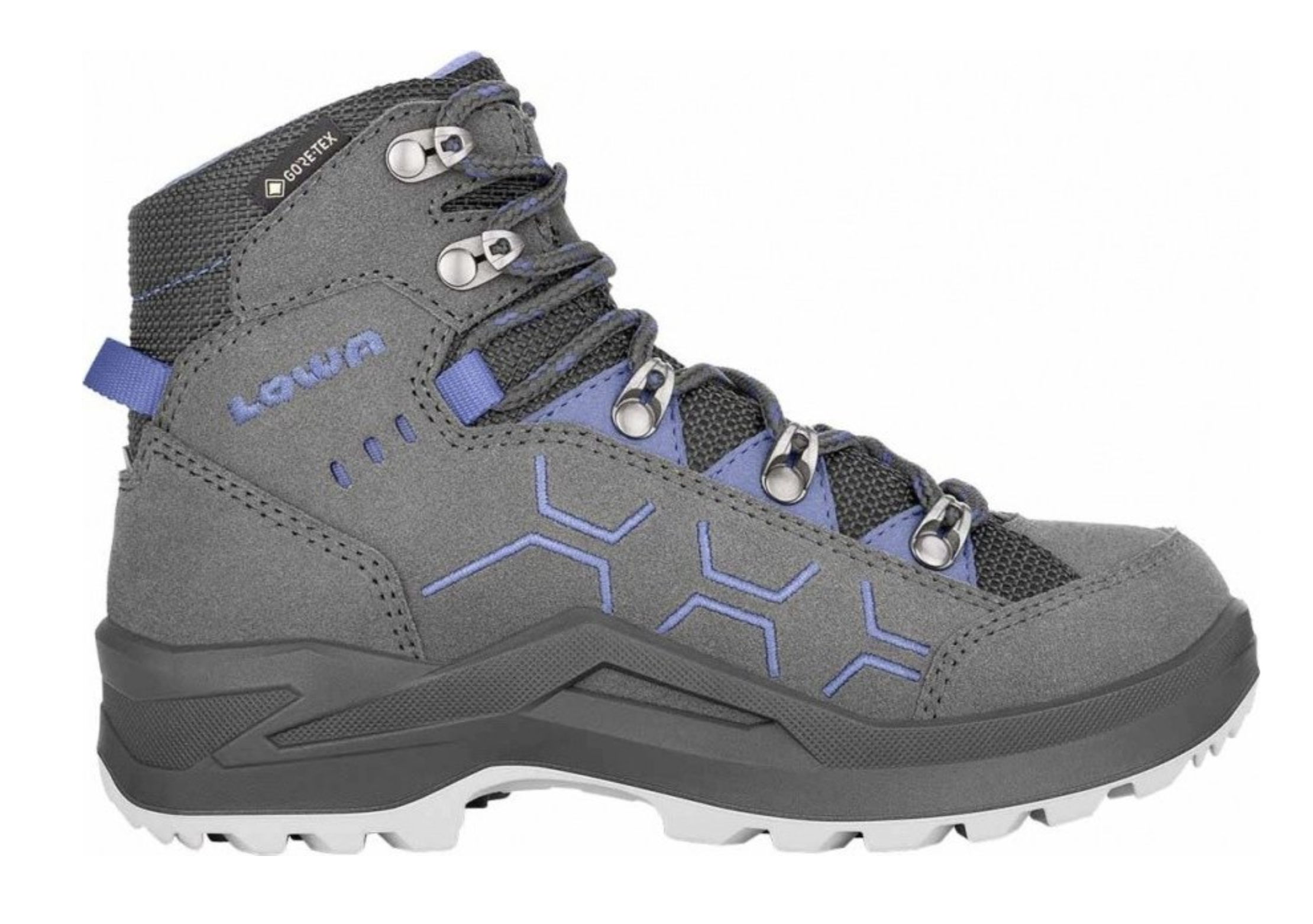Lowa Kody Evo GTX MID Kinder Wanderschuh (bis Grösse 35), anthrazit/blau