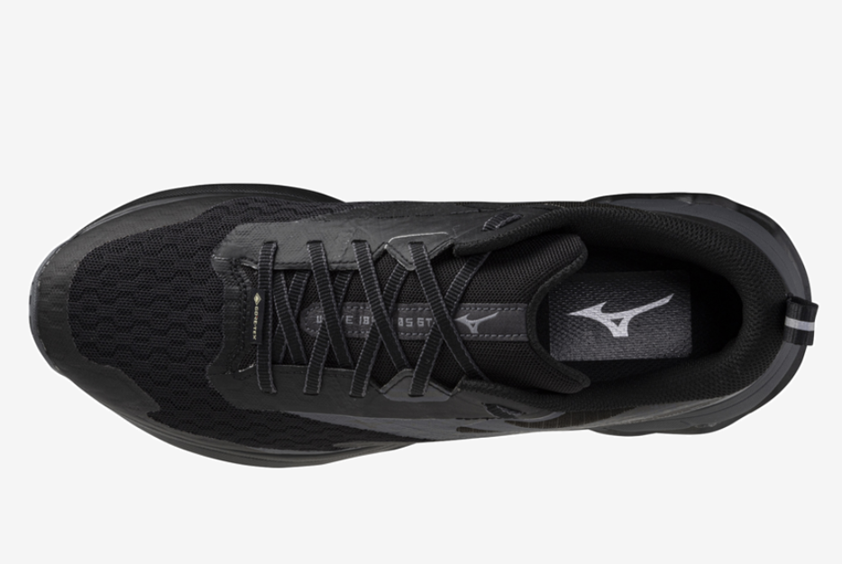 Mizuno Wave Ibuki 5 GTX Herren Trail-Runningschuhe, schwarz/ebony/grau
