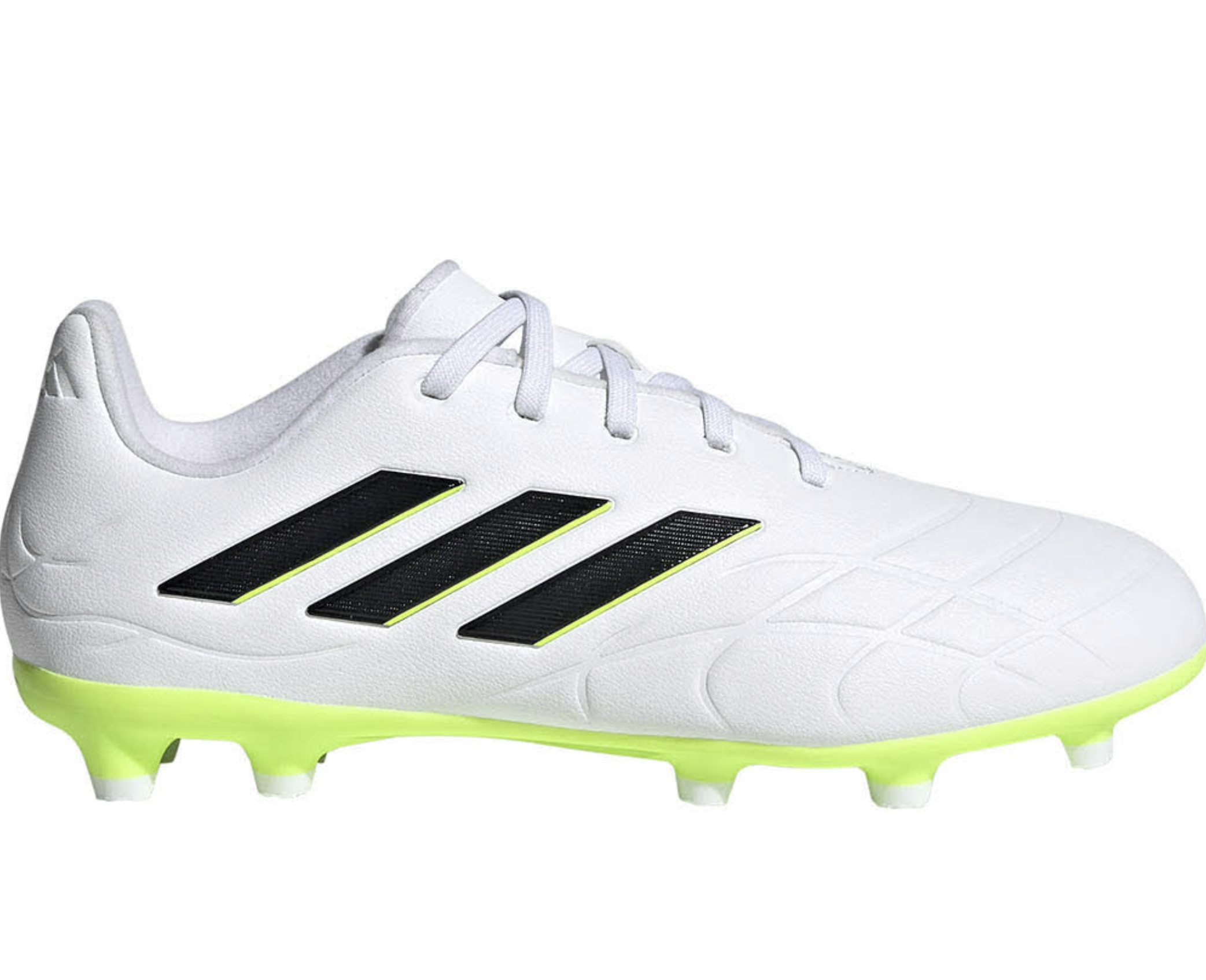 Adidas Copa Pure.3 FG Junior Fussballschuhe, weiss/schwarz/lemon