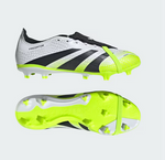 Adidas Predator League FT FG/MG Fussballschuhe, weiss/schwarz/lemon
