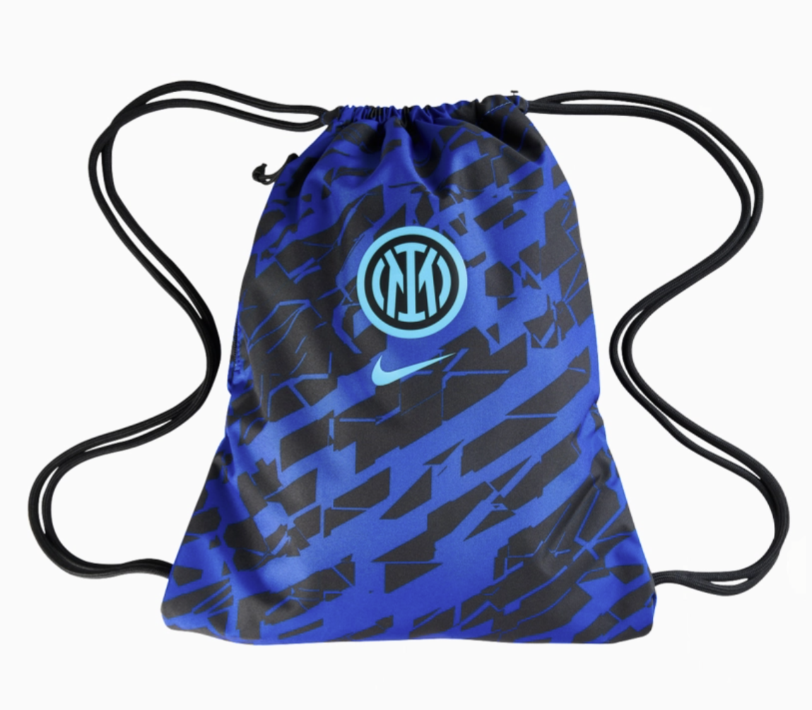 Nike Inter Mailand Heritage GymBag AOP 2025/26, schwarz