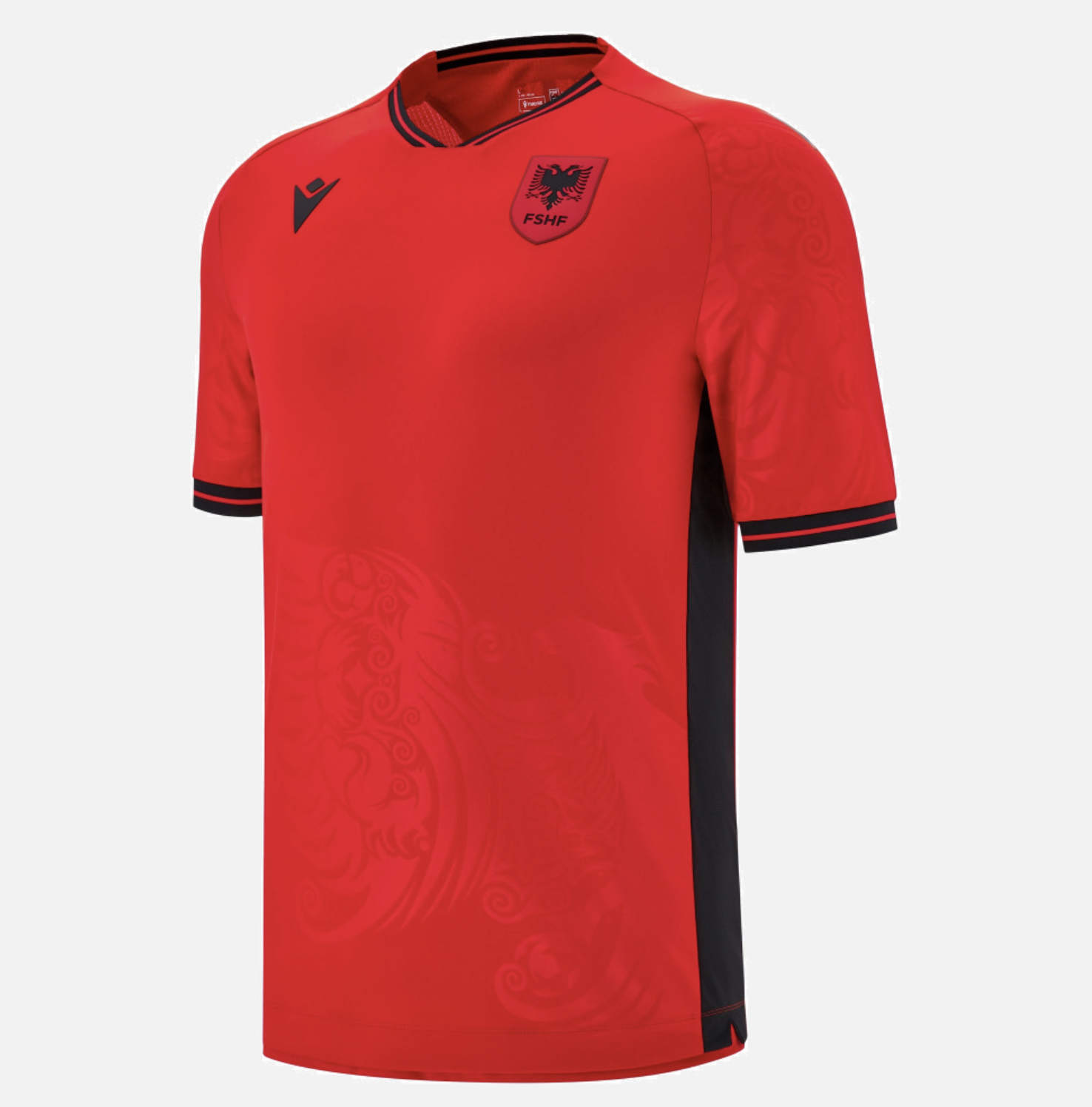 Macron FSHF Albanien Trikot Home 2025/26