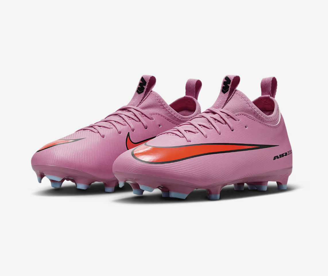 Nike Mercurial Zoom Vapor 16 Academy FG/MG Junior Fussballschuh, lila/orange