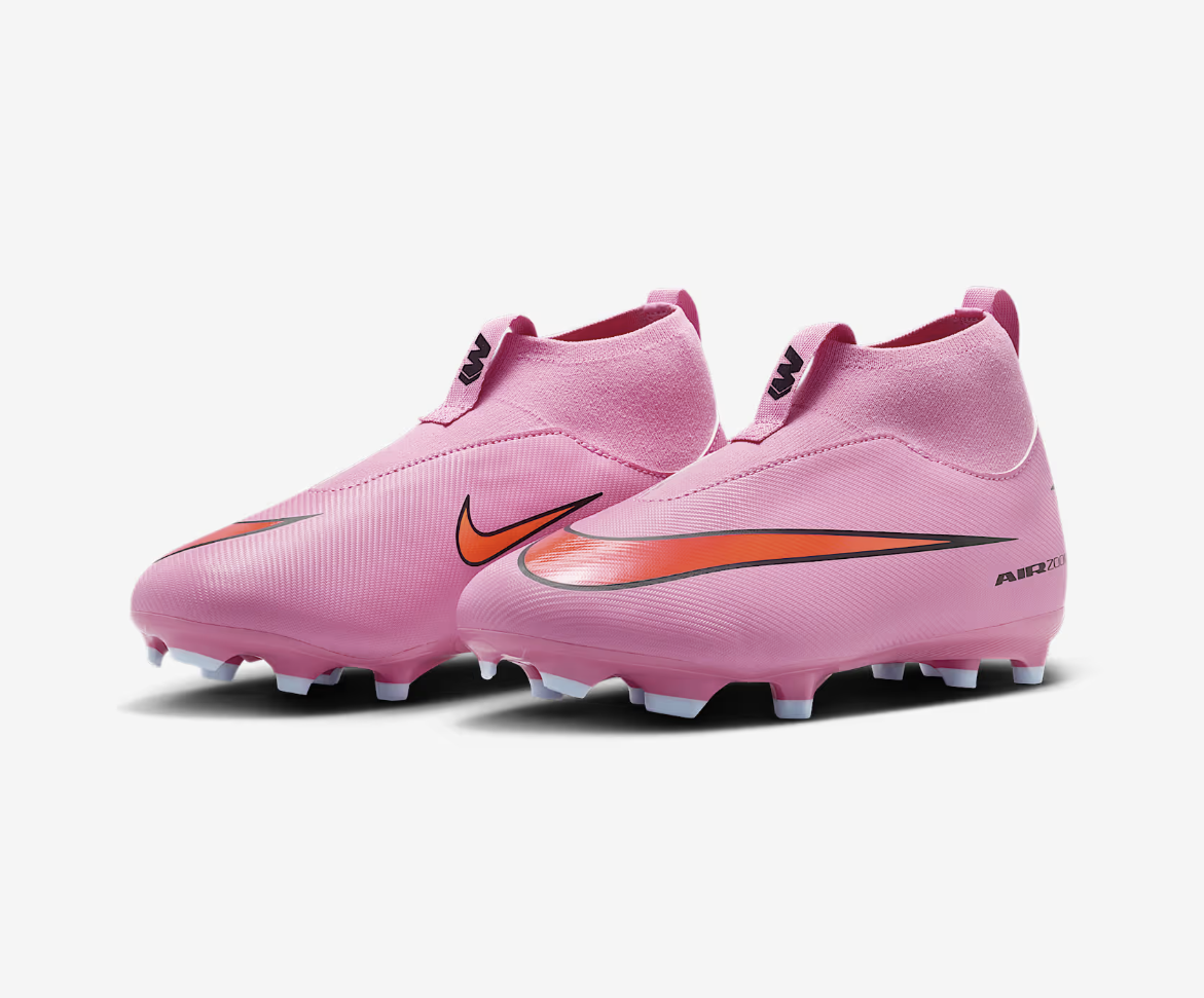 Nike Mercurial Superfly 10 Academy MG Junior Fussballschuh, lila/orange