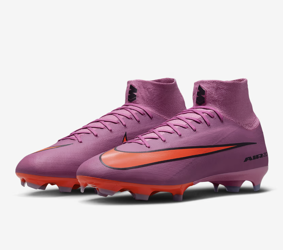 Nike Zoom Mercurial Superfly 10 Pro FG Fussballschuh, lila/orange