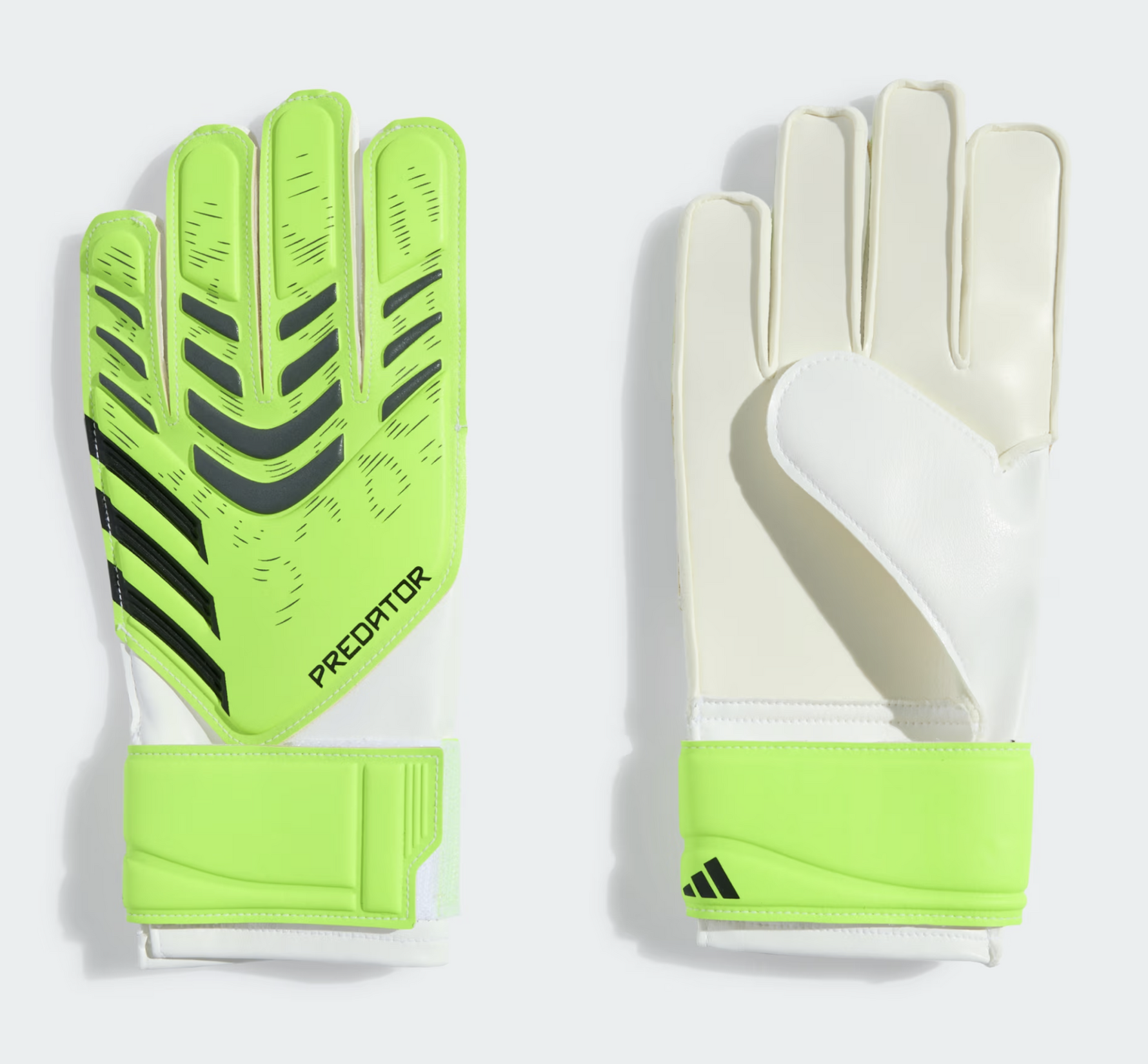 Adidas Predator GL Training Junior Torwarthandschuhe, lemon/schwarz