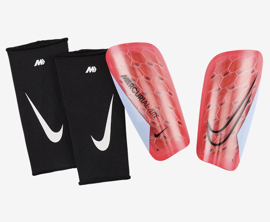 Nike Mercurial Lite Schienbeinschoner, rot/blau
