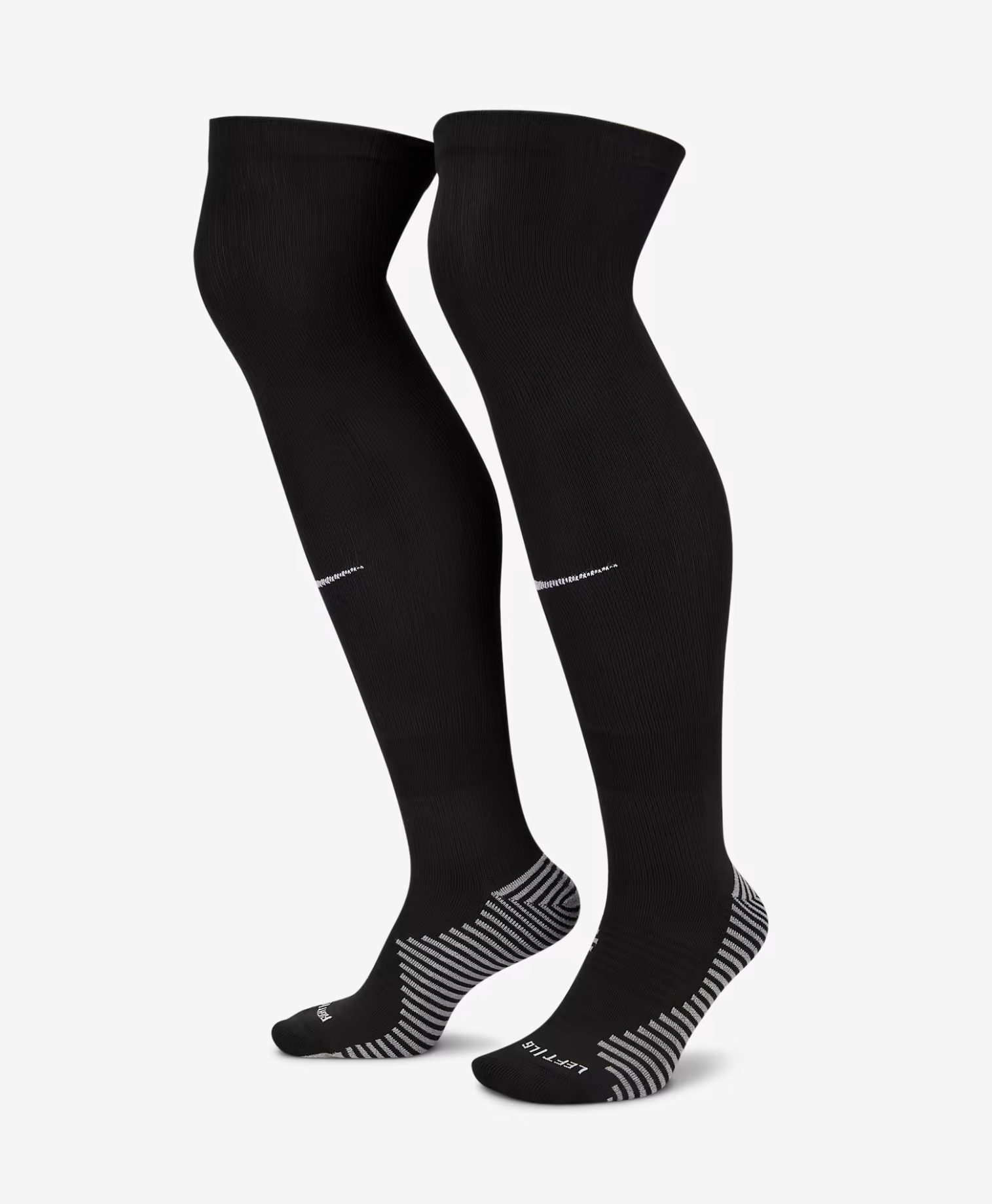 Nike Dri-FIT Strike Kniehohe Fussballsocken, schwarz