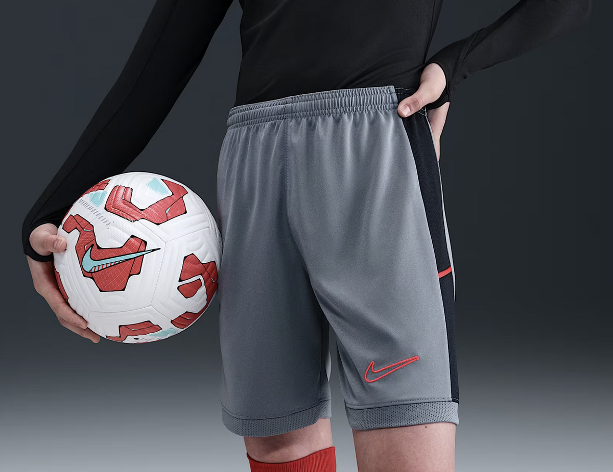 Nike Academy Dri-FIT Fussballshorts Junior, grau/bright